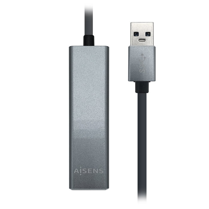 Aisens Conversor USB 3.0 a Ethernet Gigabit + Hub 3x USB 3.0 Gris Aisens Conversor USB 3.0 a Ethernet Gigabit + Hub 3x USB 3.0 Gris